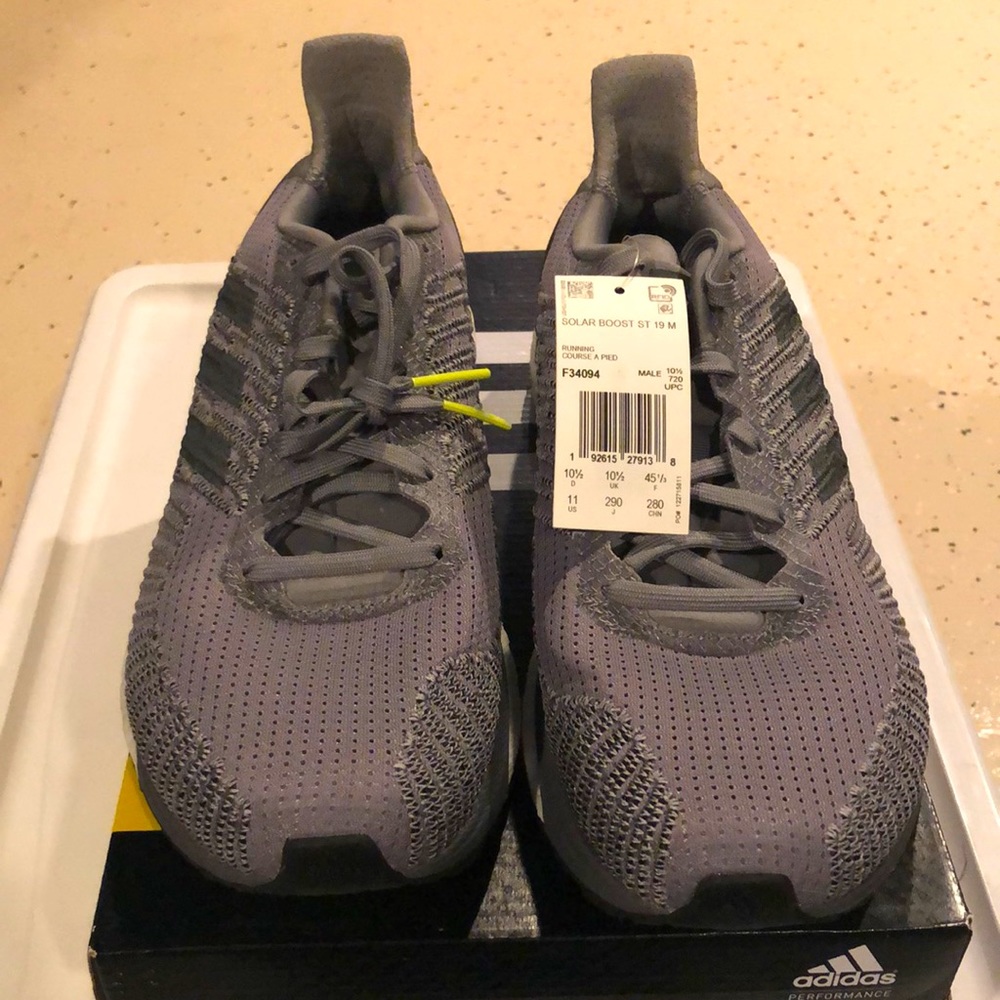 Brand new in box Adidas Solar Boost training shoes. Never worn
